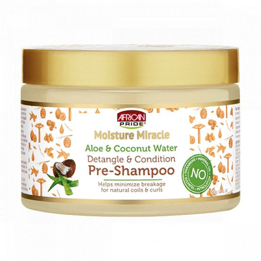 AFRICAN PRIDE Moisture Miracle Aloe And Coconut Water Pre-Shampoo