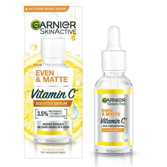 Garnier Even & Matte Vitamin C Booster Serum 30ml